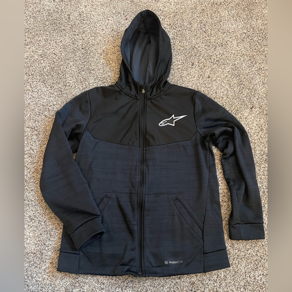 Alpinestars zip up hooded sweatshirt